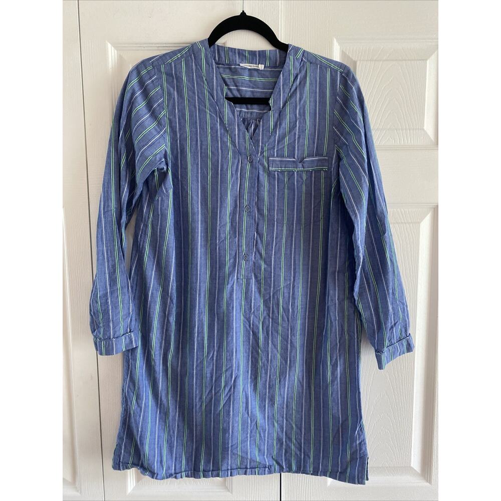 Monoprix Femme Womens Small V Neck Shift Dress Euro Vacation